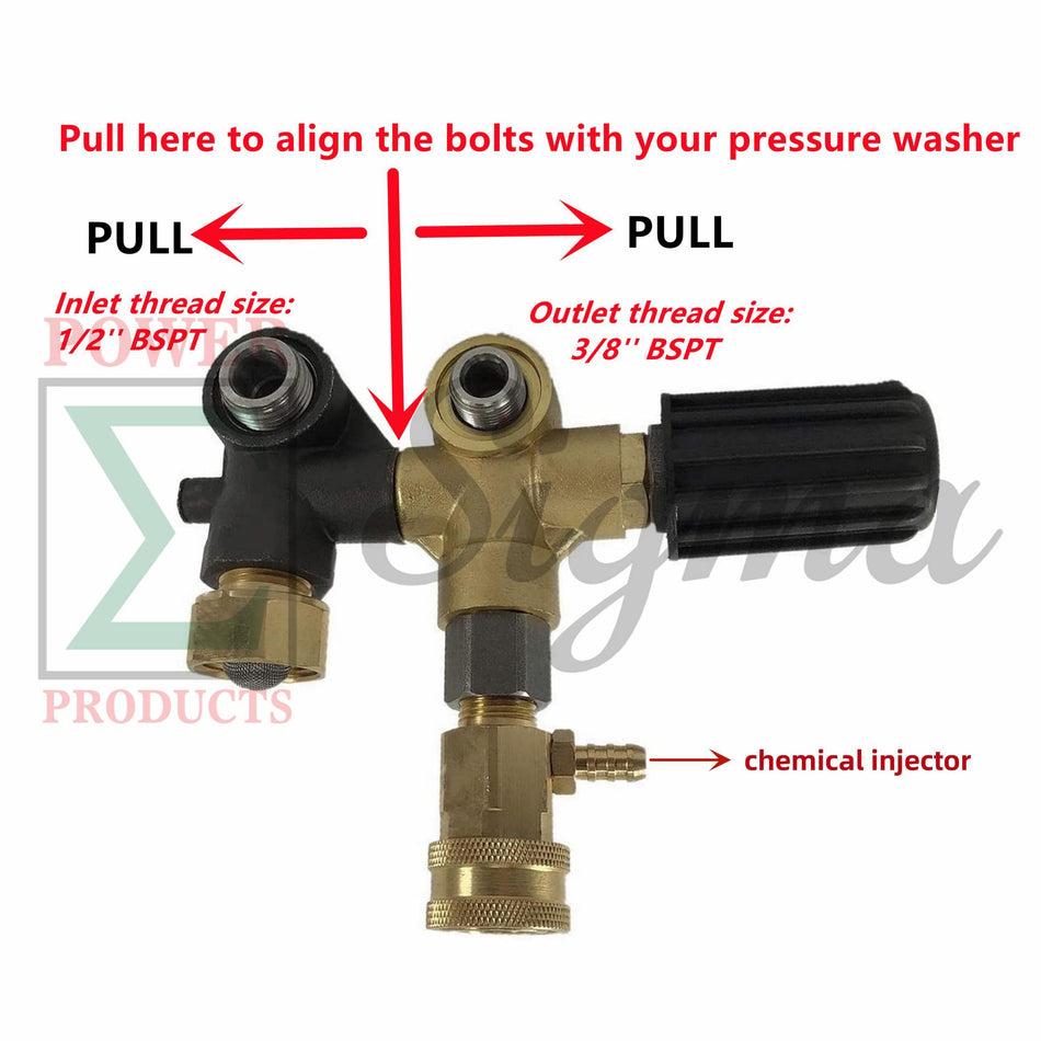 Unloader & Detergent Soap Siphon Hose for Mi-T-M 8-0632 8-0635 Replaces AR Pumps AR20821 46228 AR20888 image 1
