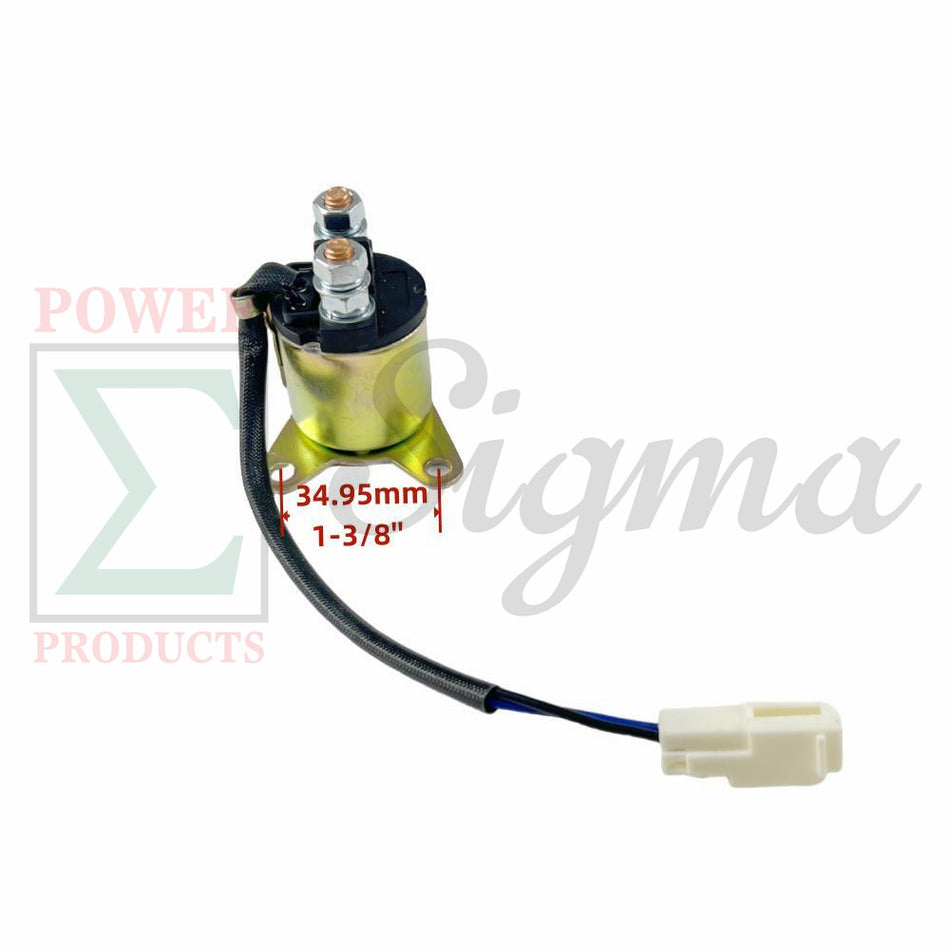 Engine Starter Solenoid Relay with Mounting Bolts — Compatible with Westinghouse 141cc Inverter Generators iGen4000c / iGen4000cv / iGen4000DFc / iGen4000DFcv — Replacement Part image 1