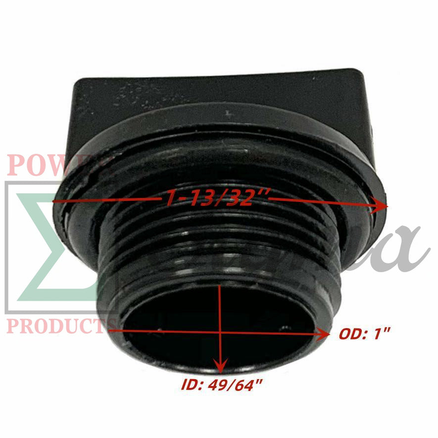 Water Drain Plug with Fine Thread and O-Ring Seal For Predator 2" IN 158GPM 3" IN 290GPM 212cc Engine Powered Semi-Trash Water Pump 63406 56162 63405 56160 Thread OD 25.65 mm image 3