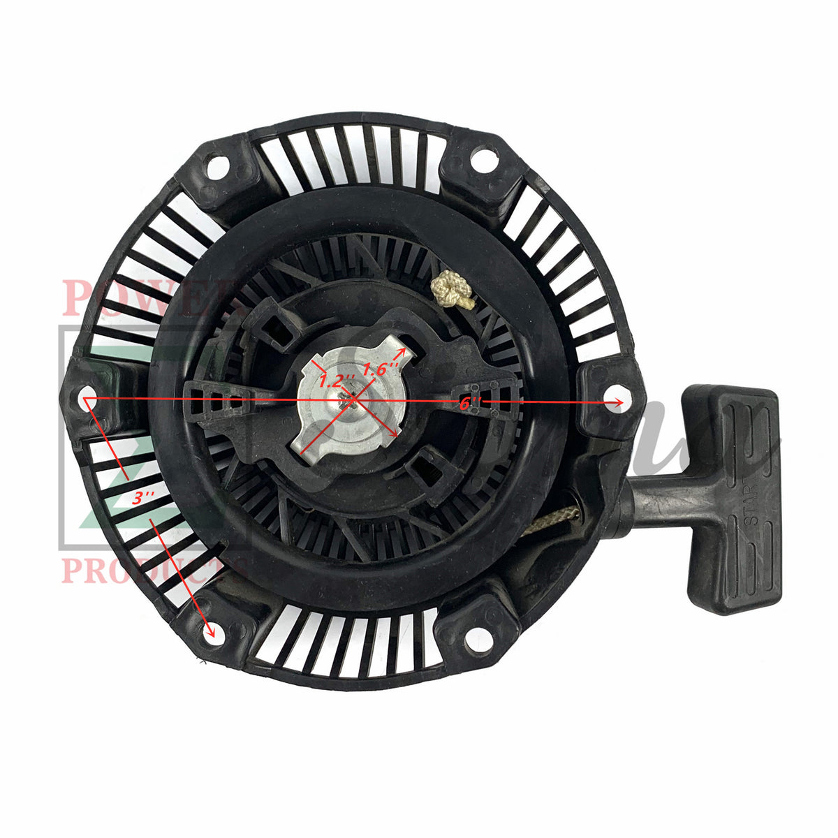 Recoil Starter W/ Cup Replaces Honda EU2000i Inverter For United Power GG1300 1000 1300 Watt 87CC 2.4HP Fits Mitsubishi 2.5HP 80CC For Buffalo Tools Sportsman 1500 2000 Watt 2.8HP Generator image 3