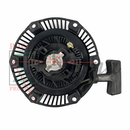 Recoil Starter W/ Cup Replaces Honda EU2000i Inverter For United Power GG1300 1000 1300 Watt 87CC 2.4HP Fits Mitsubishi 2.5HP 80CC For Buffalo Tools Sportsman 1500 2000 Watt 2.8HP Generator image 3