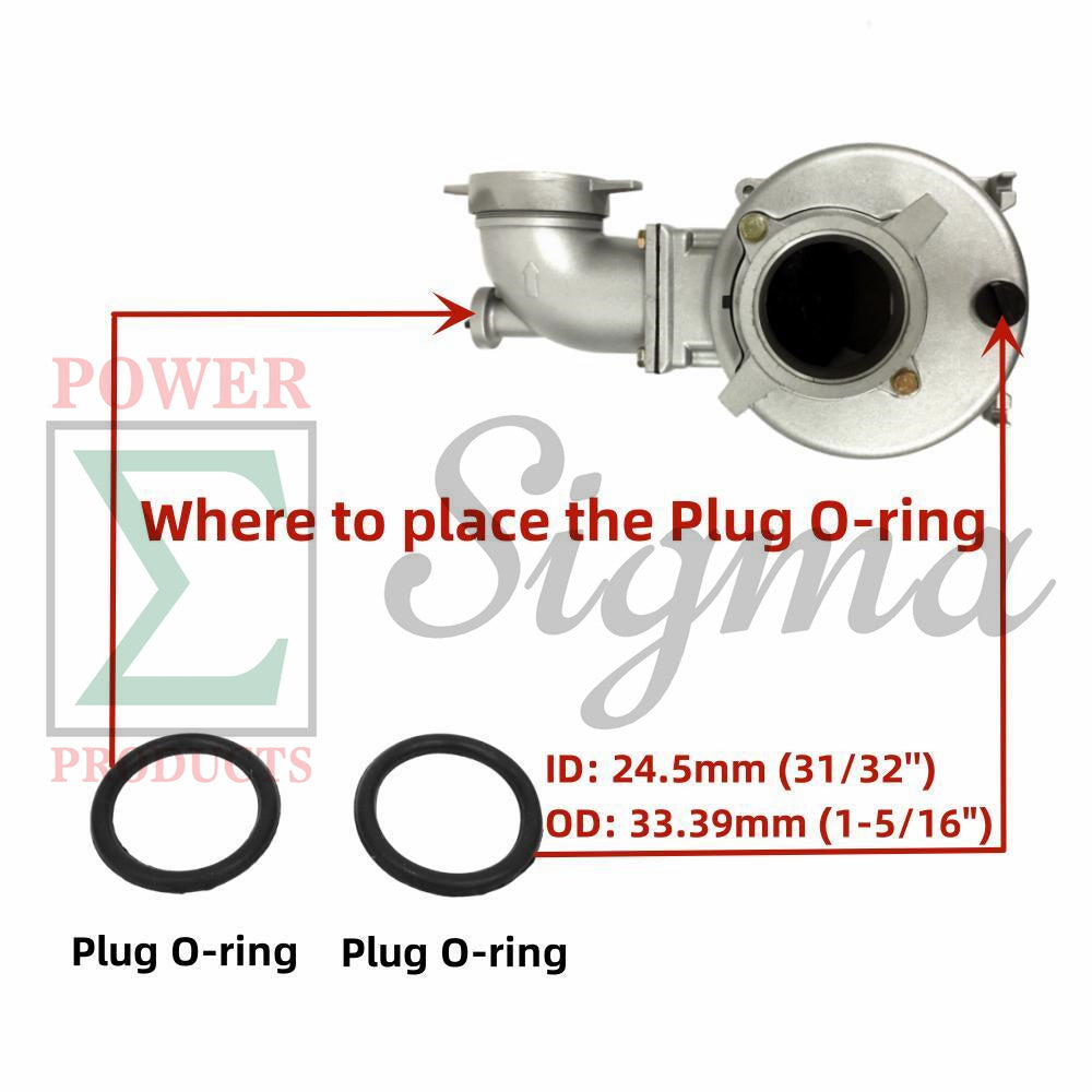 10PCS Gasket O-Ring Mechanical Seal For DuroMax XP904WP 9HP 427GPM 4 In. Gas Water Pump For Kipor Kama 4" In. 4-Inch 100MM 10HP 186F Diesel Water Pump KDP40 KDP40T image 11