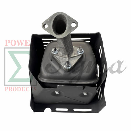 Muffler and 45-Degree Manifold with Bolts & Gaskets for Predator 13HP 420cc Engines (60340, 60349, 69736) for DuroMax 16HP/18HP XP16HPE XP18HPE Engines image 4