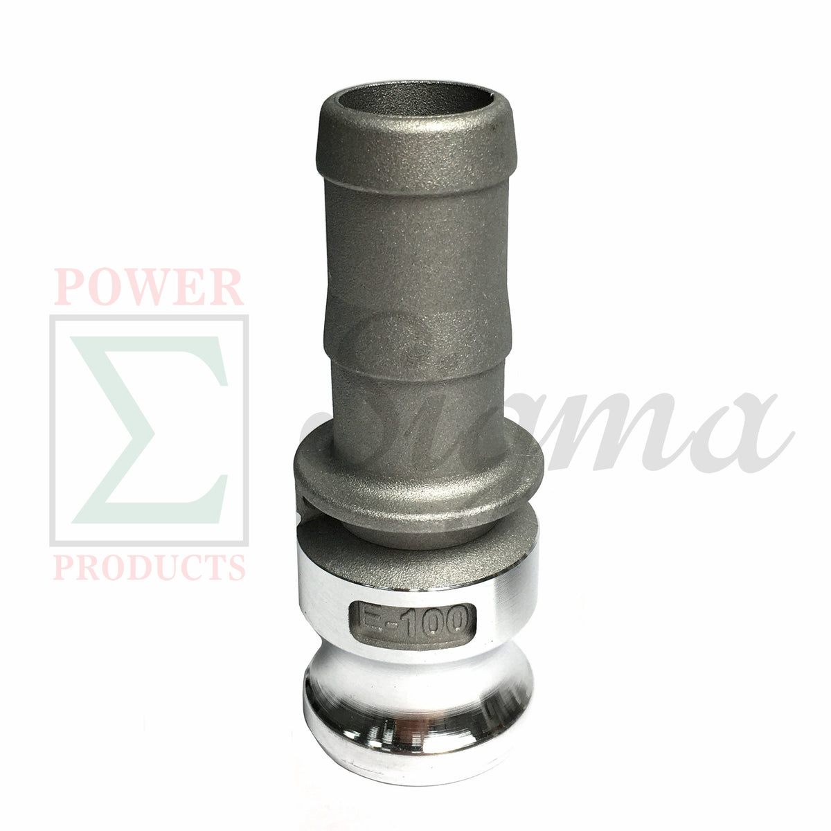 New Sigma 1" 100E Aluminum Type E Camlock Fitting Male Adapter X Hose Barb image 1