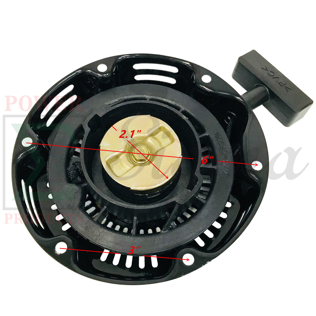 Recoil Starter W/ Cup For Coleman Powersports CT100U CC100X Gas Mini Bike Scooter For Harbor Predator 1 in. 79CC 63404 Water Pump For Wen Power 56180 1800W 98CC 1500 1800 Watt Generator image 4