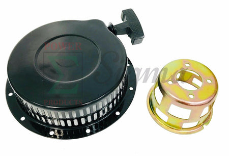 Recoil Starter with Pulley for 406CC 186F 186FE 418CC 186FA 186FAE China 10HP Diesel Engine for Yanmar L100EE L100N L100V L100 114660-76051 114660-76250 114699-76251 for Titan Industrial TG6500D TG7500D Diesel Generator image 0