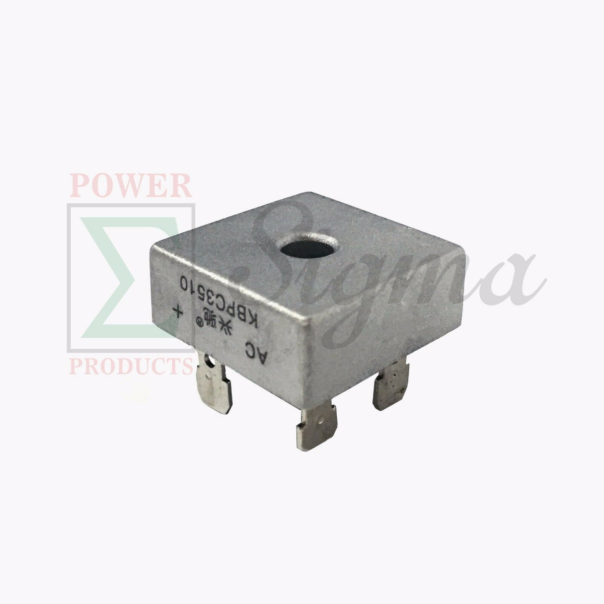 2 PCS KBPC3510 35A 1000V Single Phase Square Diode Bridge Rectifier Metal Case image 3