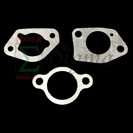 Carburetor Gasket 3PCS Kit for Predator 6500 8750 9000 Watts 420cc for Champion 389cc 5000 5500 6250 6500 6875 6800 6900W for Generac GP6500 GP7500E GP8000E for All Power 13HP Non-Inverter Generator image 0