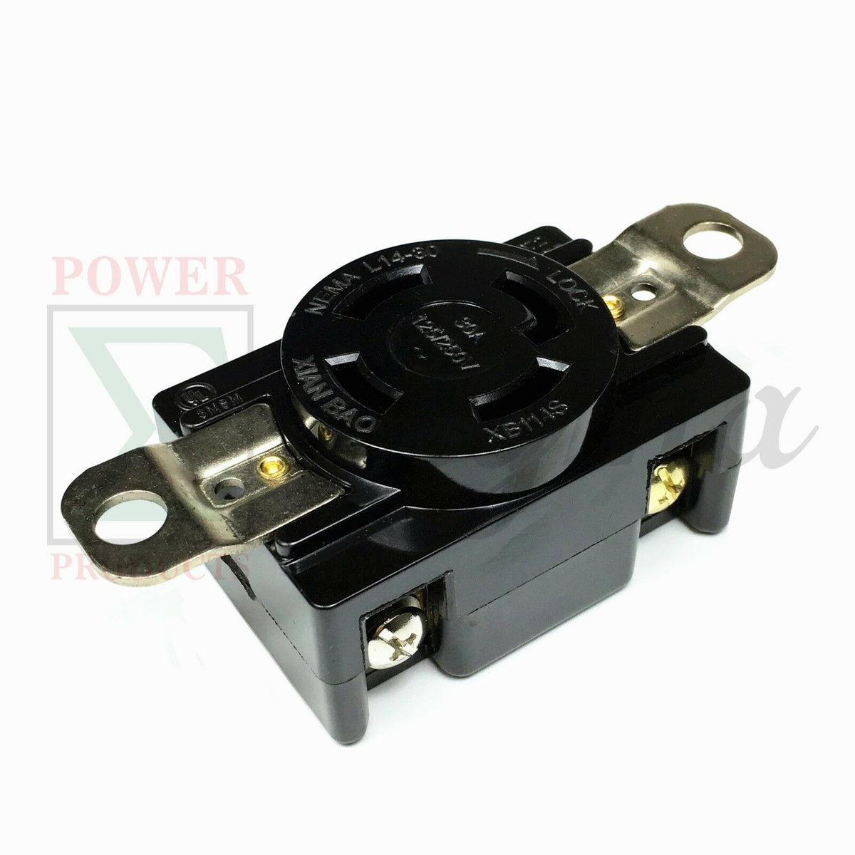 NEMA L14-30R 30A 125V/250V Twist Locking Electrical Plug Female Wall Receptacle image 2