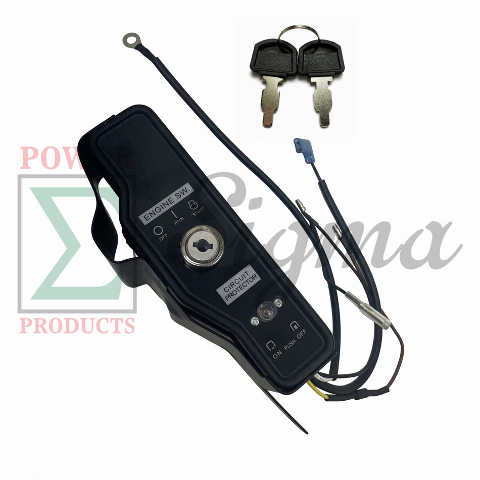 New Ignition Switch Box With 2 Keys For Honda GX340 11HP GX390 13HP For Honda GX240 8HP GX270 9HP Gas Engine image 1
