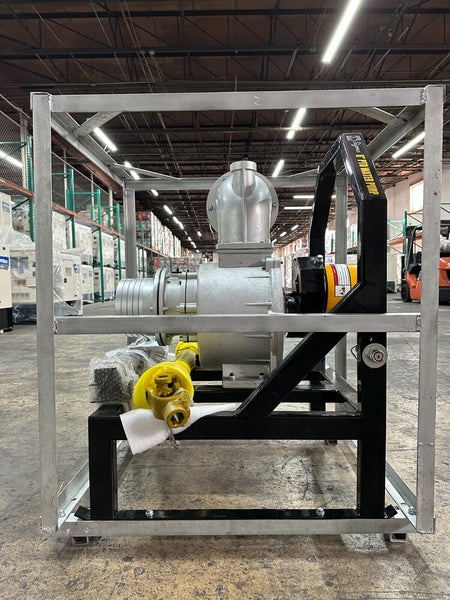 Tractor-Driven 3PT Hitch PTO-Powered Gear Drive Water Pump 8" Inch With 33-inch Long Shaft  With 100 Feet 4 Bar Discharge Hose image 5