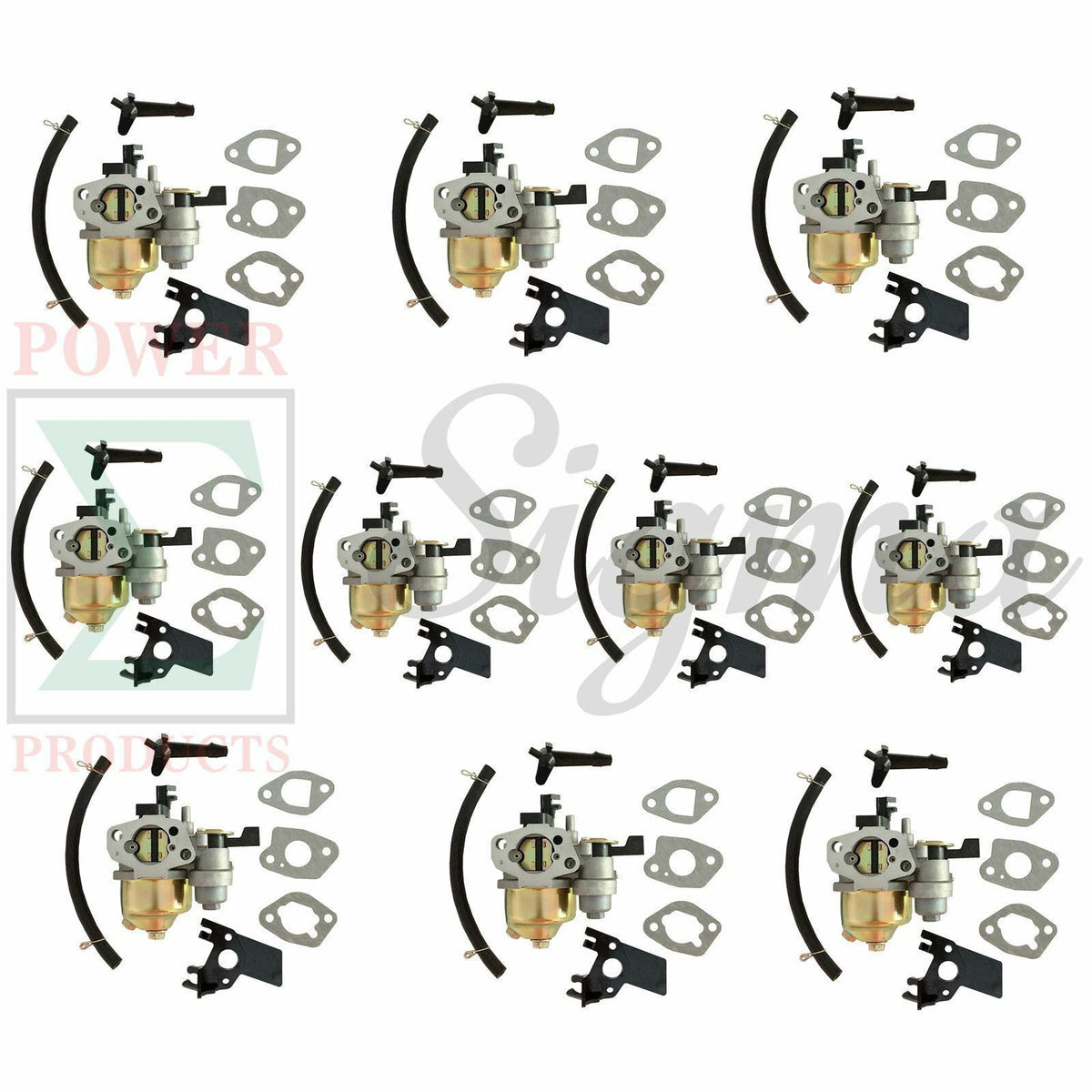 10 PACK Carburetors Fit Honda GX120 GX140 GX160 GX168 GX200 5.5HP 6.5HP Engines image 0