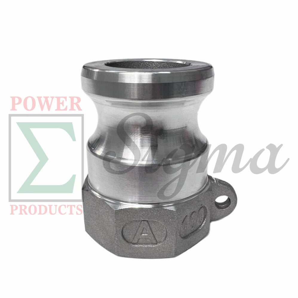 Sigma Aluminum Type A Cam and Groove Couplings / 1-Inch Quick Connect & Disconnect Fittings/ Hose Camlock Fittings--1" Male Camlock Adapter x 1" Female NPT Thread image 4