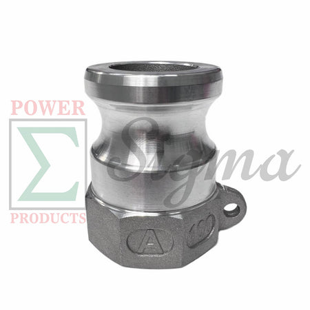 Sigma Aluminum Type A Cam and Groove Couplings / 1-Inch Quick Connect & Disconnect Fittings/ Hose Camlock Fittings--1" Male Camlock Adapter x 1" Female NPT Thread image 4