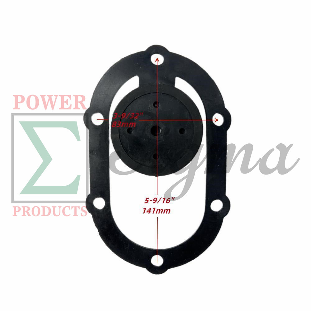 6-Bolt Inlet Gasket W/Flapper for DuroMax XP702HP 2" IN High Pressure Water Pump for NorthStar 2" IN. 8120 GPH High Pressure Water Pump image 2