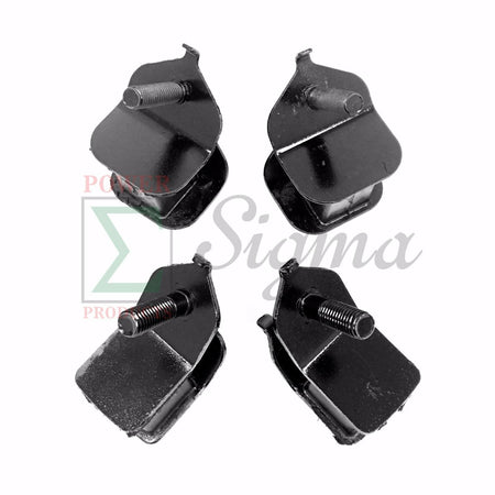 4 PCS (2pcs Thicker Mounts 2pcs Thinner Mounts) Anti Vibration Generator Rubber Mounts For 11HP 13HP 5500W 6500W 7000W 7250W 7500W 8500W 8750W 9000W 9500 Watts Gas Generator image 5