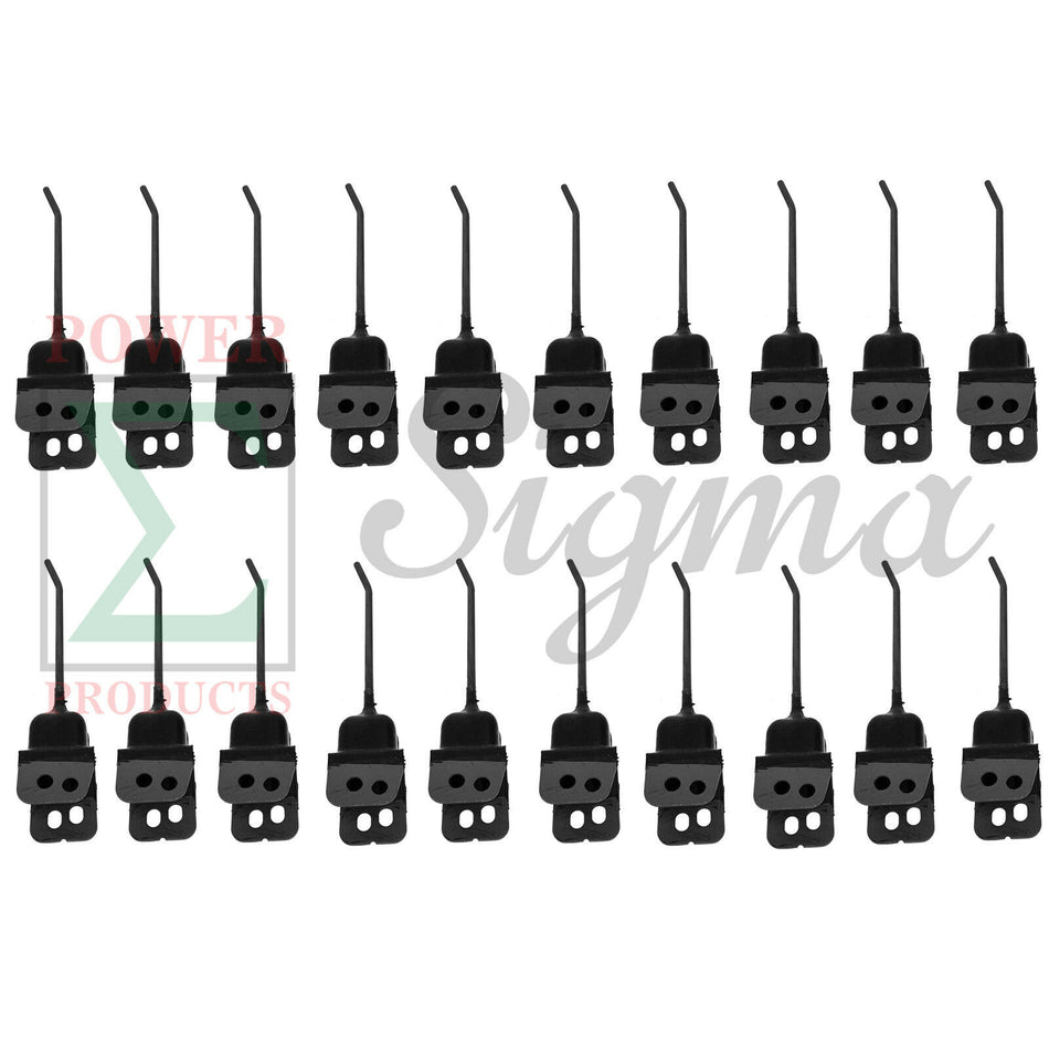 20 PCS Left Hand Rubber LH Rake Teeth For New Holland 216 258 259 850613 image 0