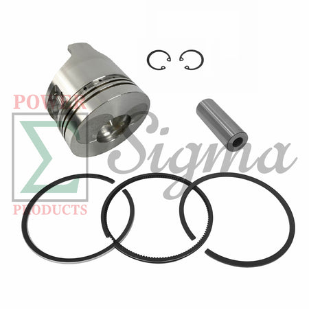 Aluminum Alloy Piston & Piston Ring Pin Clip Kit for 186F 186FE 406CC 9HP 10HP Diesel Engine Diameter 86MM Height 79MM image 6