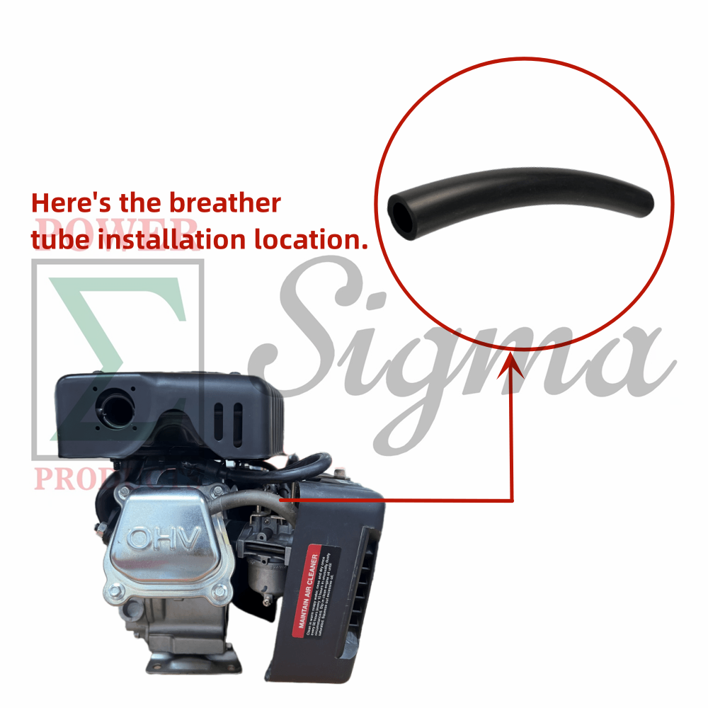 Breather Tube For Coleman Powersports 98cc 100cc 3HP Mini Bike Dune Buggy Go Kart For Champion 80cc For Pulsar For Predator 1” IN. Water Pump 79cc 99cc Gas Engine 1500W 1800W 2000W Generator image 2