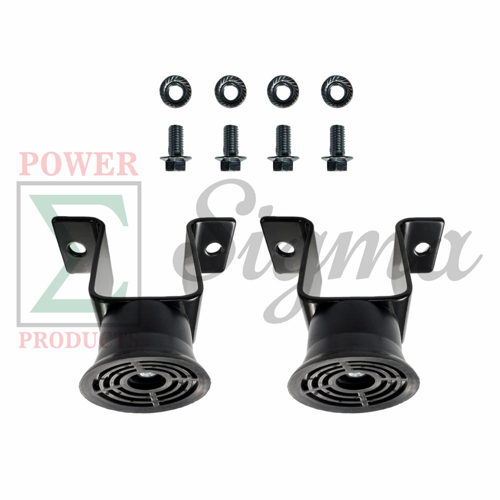 2PCS Rubber Feet Support with Bolts & Nuts for 10" IN. Wheel – Compatible with Westinghouse Generator (Non-Inverter Models) WGen6000 WGen7500 WGen7500DF WGen9500 WGen9500DF WGen9500DFc WGen9500TFc image 0