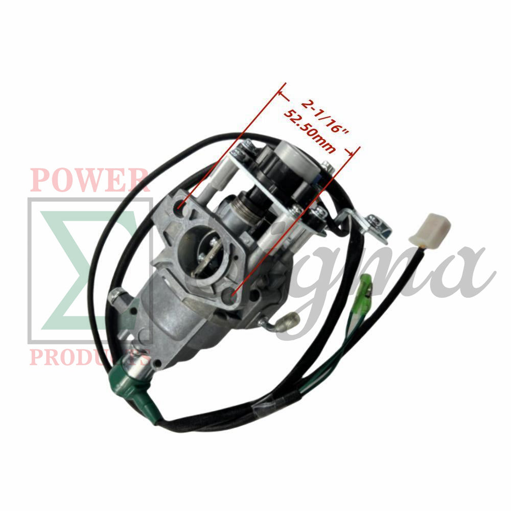 Carburetor with gaskets and fuel line--Compatible Replacement for PREDATOR Open Frame Inverter Generators 8750W Surge / 7000W Running (SKU# 71340, 59190) image 1