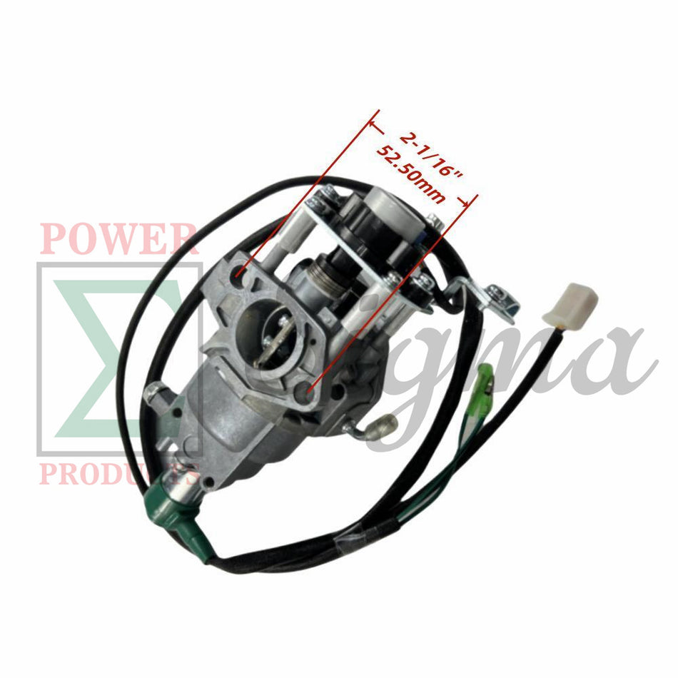 Carburetor with gaskets and fuel line--Compatible Replacement for PREDATOR Open Frame Inverter Generators 8750W Surge / 7000W Running (SKU# 71340, 59190) image 1
