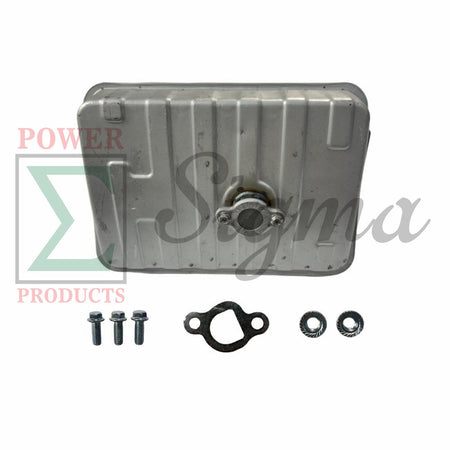 Muffler with gasket, nuts and bolts for Predator 5000-Watt Dual-Fuel Inverter Generator (Compatible with SKU 71367, 70143) image 0