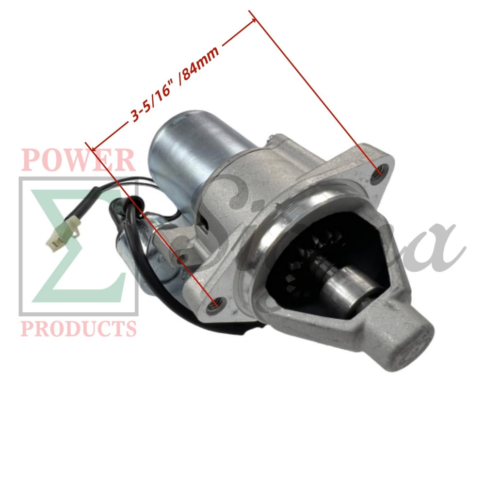 Engine Starter Motor with Solenoid and Bolts --Compatible Replacement for PREDATOR Inverter Generators 9500-Watt Surge / 7600-Watt Running (SKU# 71365, 59188) image 1