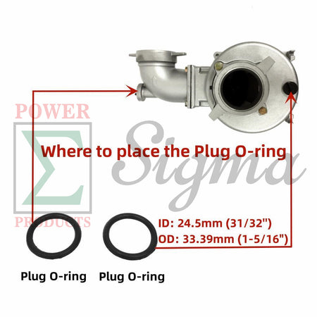Pump Repair Gasket O-Ring Kit For DuroMax XP904WP 9HP 427GPM 4 In. Gas Water Pump For Kipor Kama 4" In. 4-Inch 100MM 10HP 186F Diesel Water Pump KDP40 KDP40T image 5