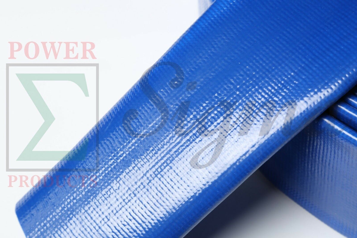 Heavy Duty 1-1/2" 1.5" X 100' Ft Feet PVC Lay Flat Water Pump Discharge Hose image 1