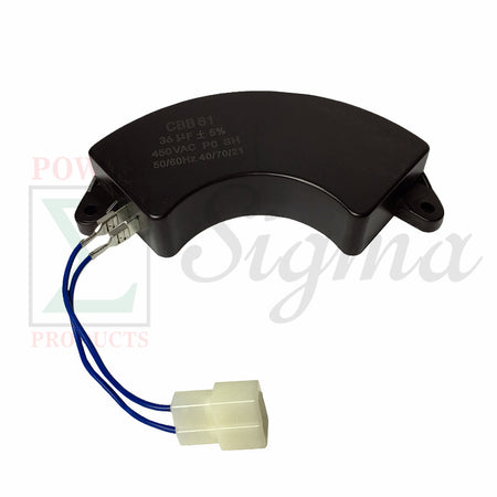 Capacitor With Plug 36uF 36μf CBB61 450VAC 50/60Hz Gas Diesel Generator image 0