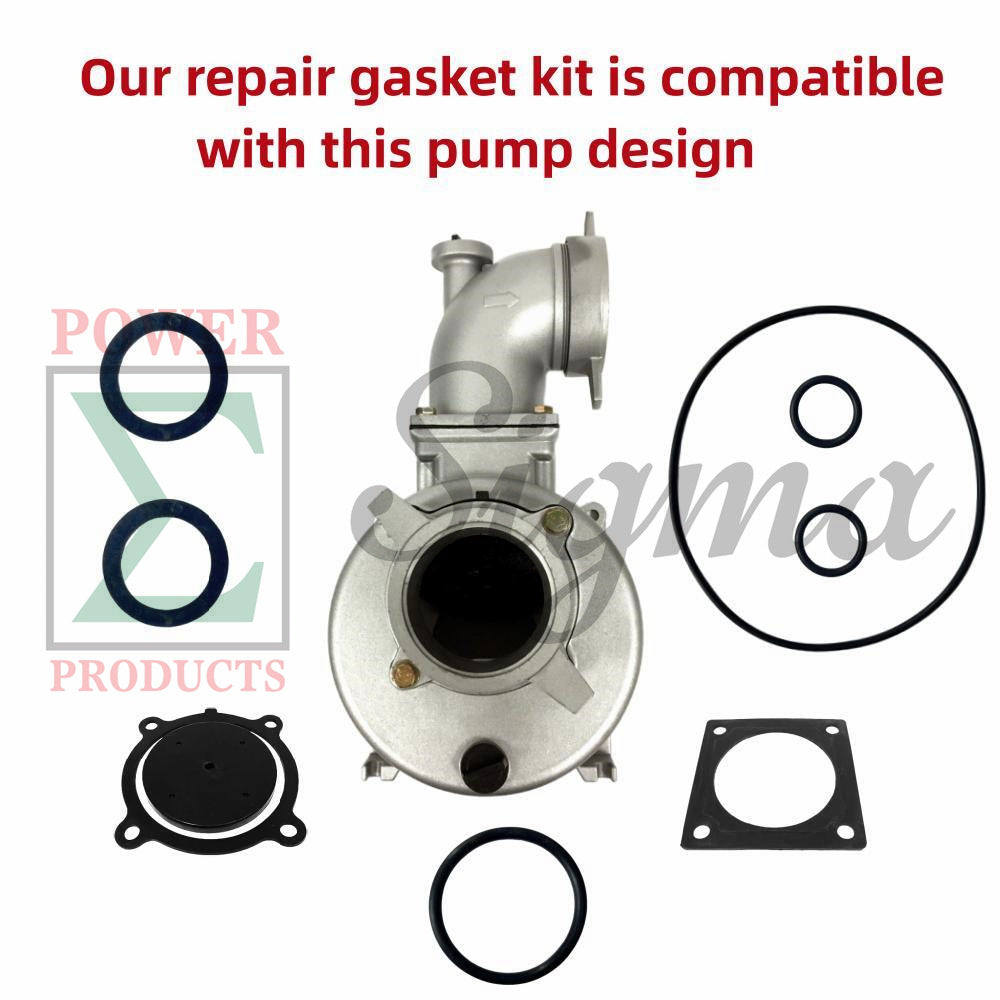 10PCS Gasket O-Ring Mechanical Seal For DuroMax XP904WP 9HP 427GPM 4 In. Gas Water Pump For Kipor Kama 4" In. 4-Inch 100MM 10HP 186F Diesel Water Pump KDP40 KDP40T image 4
