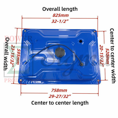 Replacement Part Tank Assembly 13.2 Gallon with Digital Fuel Level Meter Connector Compatible with DuroMax XP15000HX / XP15000HXT 15000-Watt 670cc Generator image 2