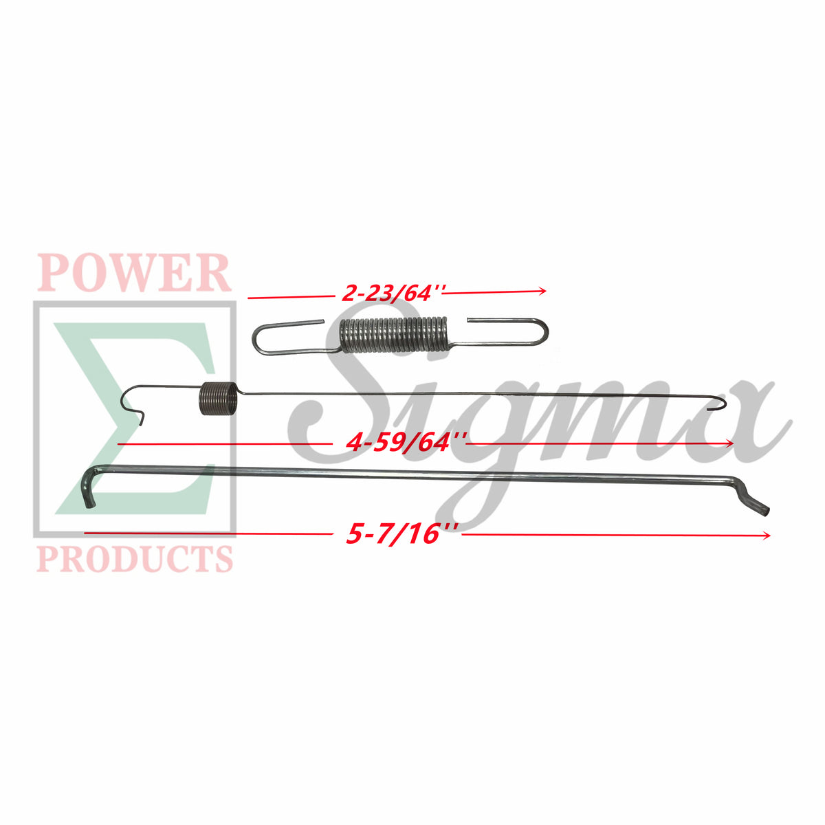 Governor Spring Link Rod & Rod Spring Set For Harbor Freight Predator 1" IN. Water Pump 79cc 99cc 3HP Engine 1800/1400 Watts Generator For Coleman Powersports 98cc 100cc 3HP CK100-S CT100U Go Kart Scooter Mini Bike image 1