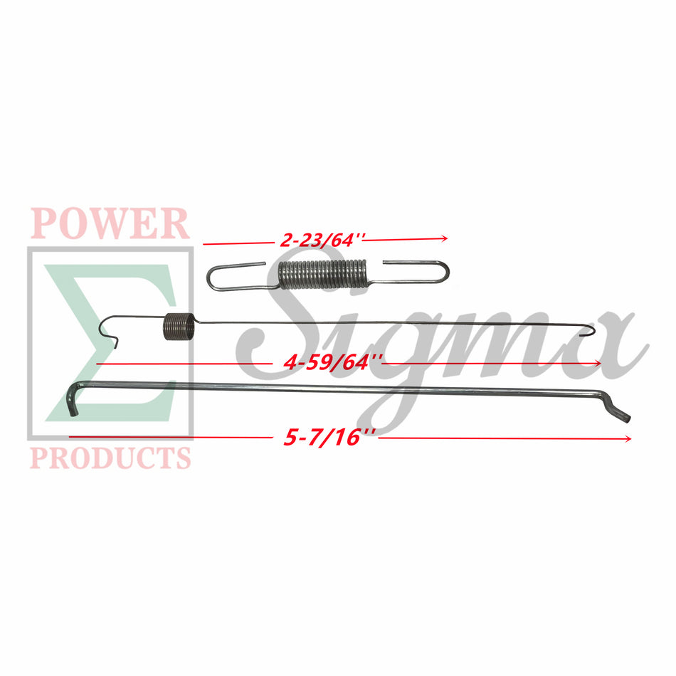 Governor Spring Link Rod & Rod Spring Set For Harbor Freight Predator 1" IN. Water Pump 79cc 99cc 3HP Engine 1800/1400 Watts Generator For Coleman Powersports 98cc 100cc 3HP CK100-S CT100U Go Kart Scooter Mini Bike image 1