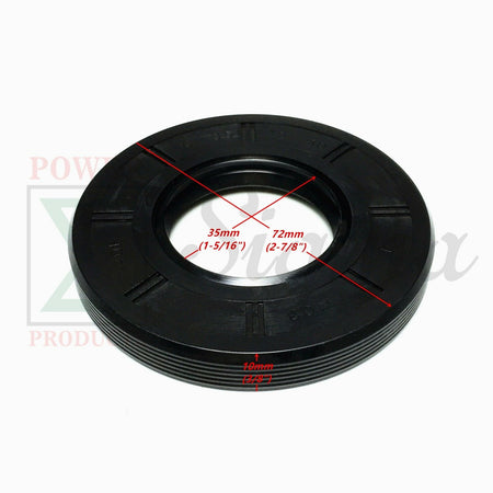 35 ID x 72 OD x 10 mm Metric Double Lip Oil Seals For Rotary Tiller Top Gear Box image 0