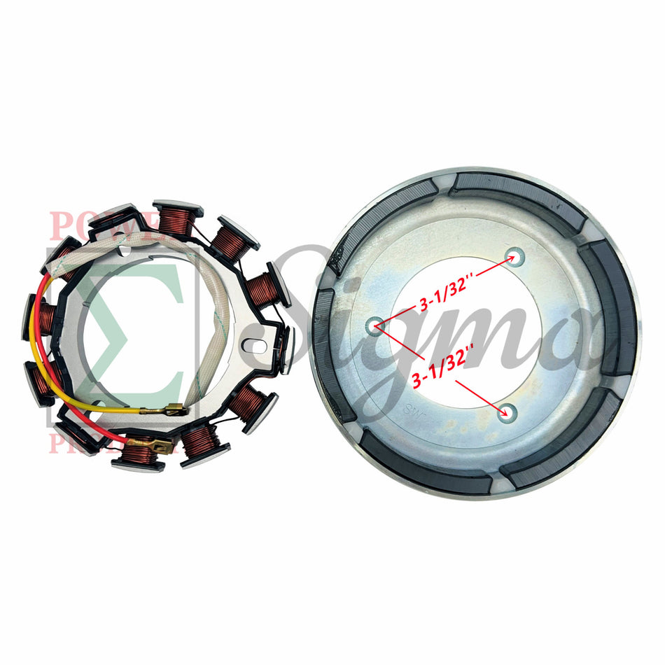 Diesel Dynamo Flywheel For Kipor Kama KDE6500T KDE6500T3 KDE6500E KDE6500E3 image 1