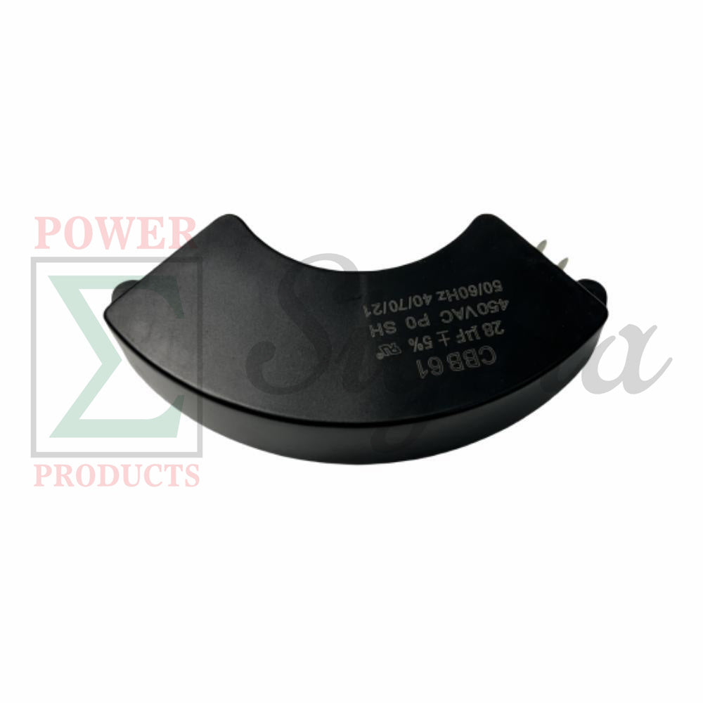 New Half-Moon CBB61 28uF 28μf 450VAC 50/60 Hz 5-7KW Generator Capacitor UL image 3