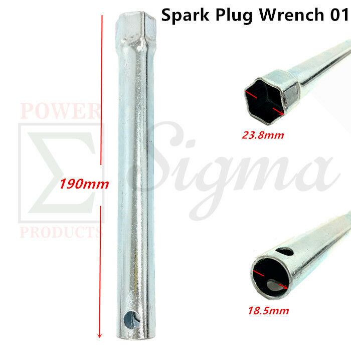 3 PCS Set Ignition Spark Plug Spanner Deep Reach Wrench Socket & Screwdriver image 3