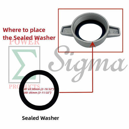 10PCS Pump Gasket O-Ring Mechanical Seal For DuroMax 3" In. XP650WP 7HP 220GPM For Pulsar 3" IN Semi-Trash 6.5HP Gas Water Pump PWP30 For 3-Inch Clean Water Pump image 8