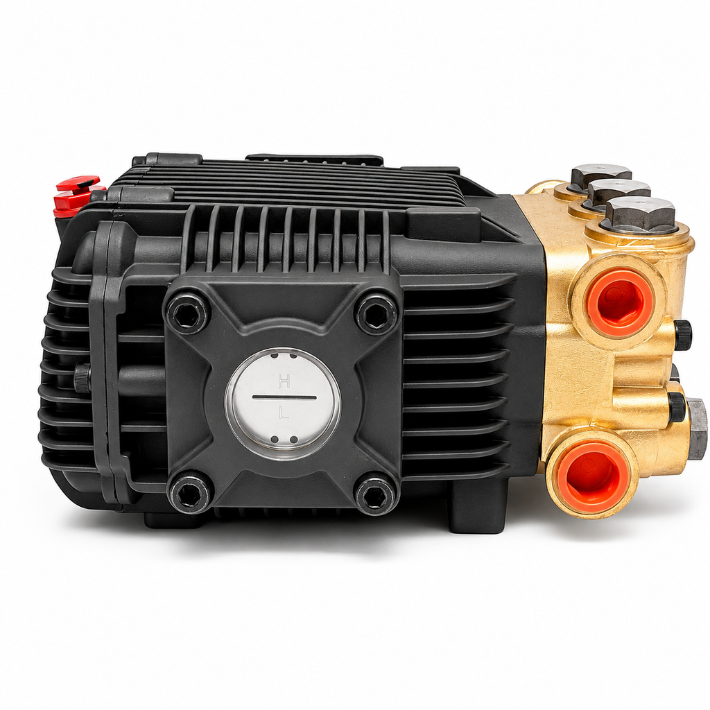 3000 PSI 3.1 GPM Triplex Pressure Washer Pump replaces Mi-T-M 3-0414, Fits 3/4" Q-Type Shaft, 3400 RPM, for 6.5HP Gas Engine