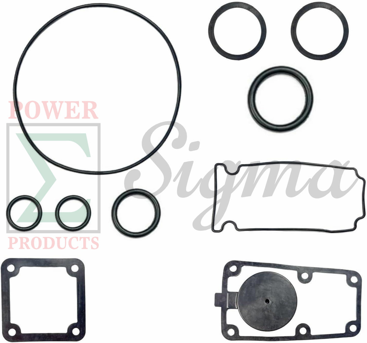 10PCS Pump Gasket and O-Ring Repair Kit for PREDATOR 3 in. 301cc Gas Engine Full-Trash Water Pump 23,000 GPH Replaces 56718 For Honda 3" In. 270cc Construction Full Trash Pump WT30XK4A image 0