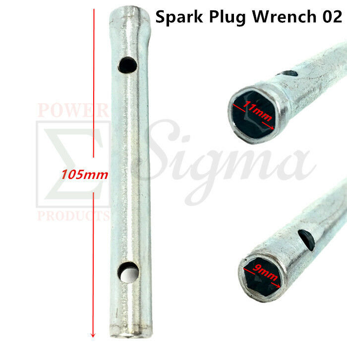 3 PCS Set Ignition Spark Plug Spanner Deep Reach Wrench Socket & Screwdriver image 1