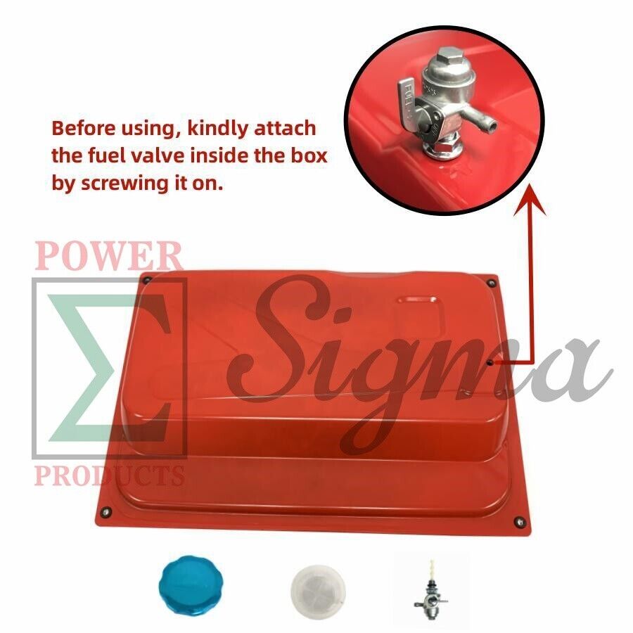 Fuel Tank NO VENT For Honda EB5000X EB6500 EM6500SX for WEN 5500W For All Power America APG3009 APGG6000 5000/6000 Watts For Predator 7000/8750W Non-Inverter Generator image 6
