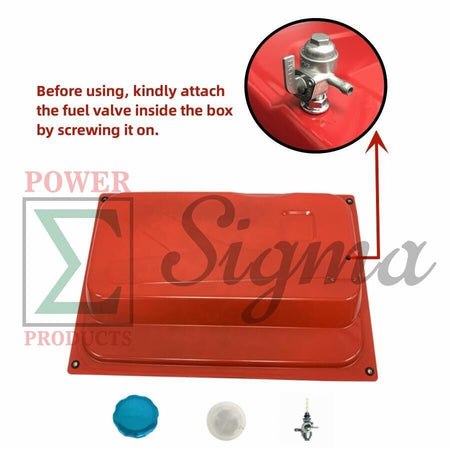Fuel Tank NO VENT For Honda EB5000X EB6500 EM6500SX for WEN 5500W For All Power America APG3009 APGG6000 5000/6000 Watts For Predator 7000/8750W Non-Inverter Generator image 6