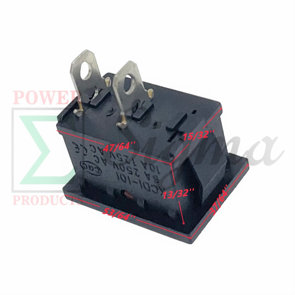 Electric Start Off Momentary Rocker Switch For Predator Surge 3500 Watts Inverter Generator SKU 56720 63584 For Generac 3500W IQ3500 Inverter Generator 7127 image 2