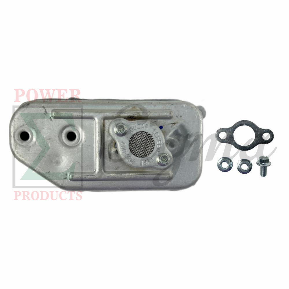 Exhaust Muffler Replacement for Westinghouse iGen1500c Inverter Generator, 56cc Engine, 1000W / 1500W Peak image 0