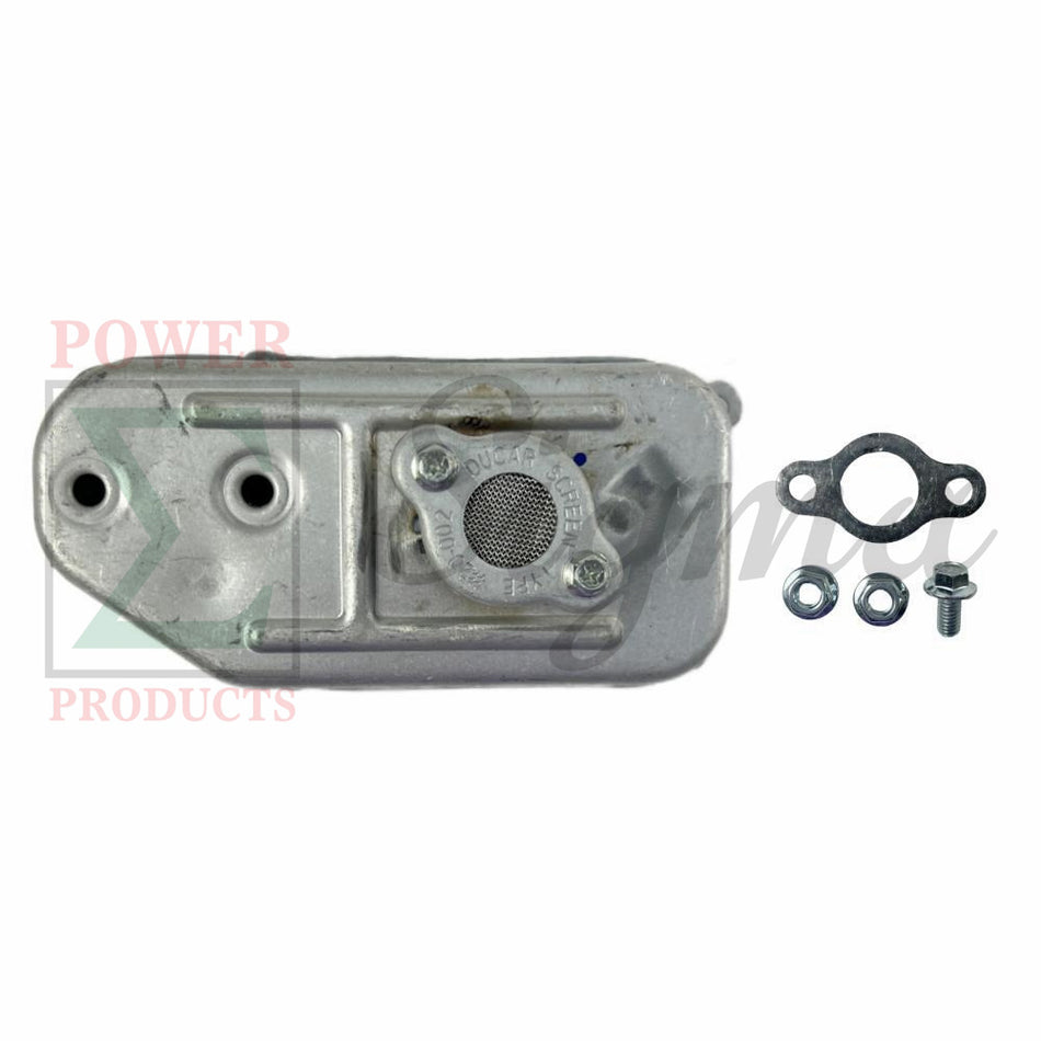 Exhaust Muffler Replacement for Westinghouse iGen1500c Inverter Generator, 56cc Engine, 1000W / 1500W Peak image 0