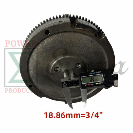 Flywheel with Gear and Magneto for Electric Start Upgrade - Compatible with Predator 301cc 8HP Recoil Start Engine & 6500-Watt 301cc 8HP Gas Generator image 1