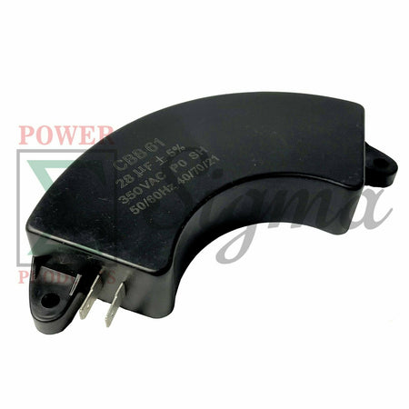 New Half-Moon CBB61 28uF 28μf 350VAC 50/60Hz 5-7KW Generator Capacitor UL image 1
